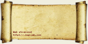 Tina Peruničić vizit kartica